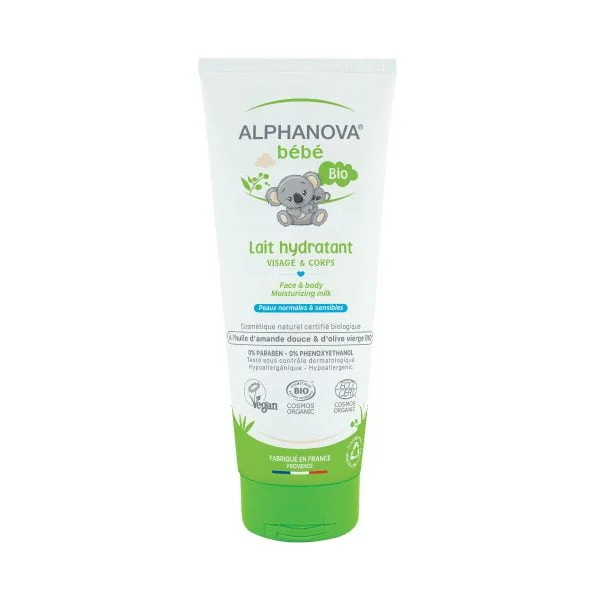 Lait hydratant visage et corps bébé - Alphanova bébé
