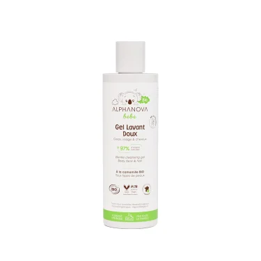 Gel lavant doux pour le bain de bébé