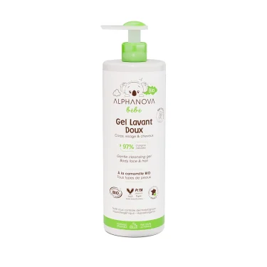 Gel lavant doux pour le bain de bébé