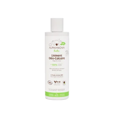 Liniment bio oleo-calcaire pour le change bébé