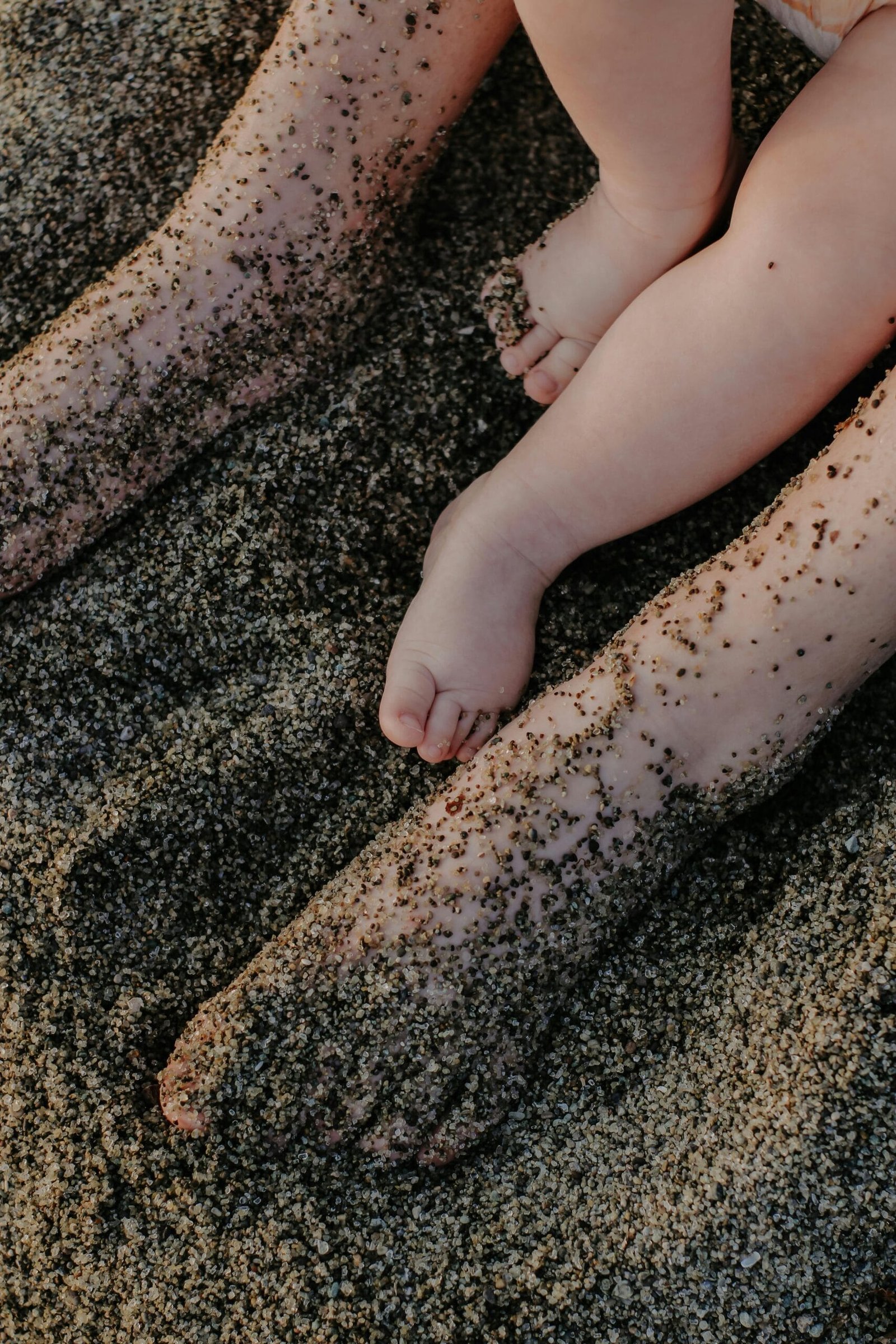 pieds dans le sable