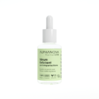 Sérum exfoliant anti-imperfection bio sur fond blanc – soin visage naturel