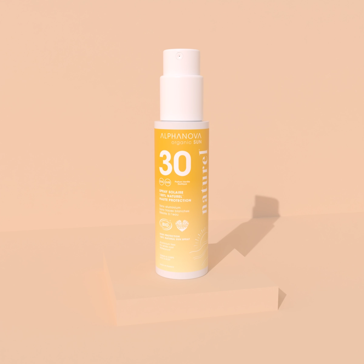 Solaire minéral SPF 30 filtres minéraux naturels visage et corps