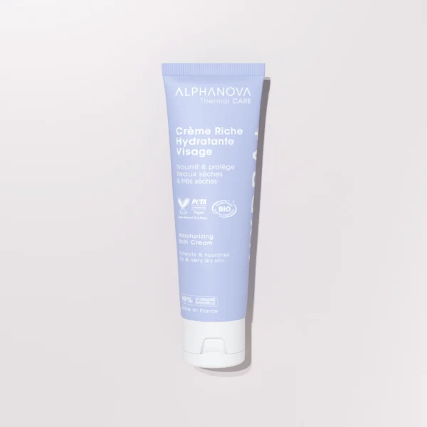 Crème riche hydratante visage – Peaux sèches à très sèches