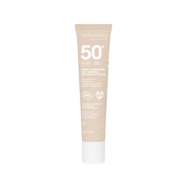 Crème solaire teintée nude SPF50+ 100% naturelle Alphanova