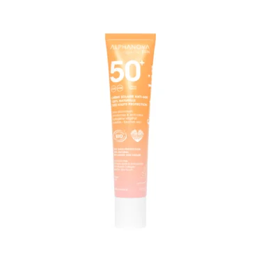 Crème solaire anti âge SPF 50+ 100% naturelle Alphanova