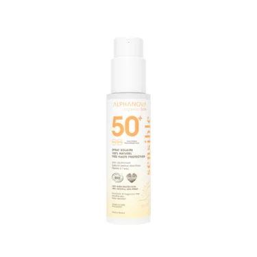 Spray solaire peau sensible SPF 50+ Alphanova Santé – pack