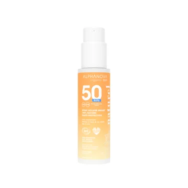 Crème solaire enfant SPF 50 Alphanova – spray solaire naturel 100 g