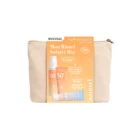 Trousse Mon Rituel Solaire Bio Alphanova comprenant un spray solaire SPF 50, une crème solaire SPF 50 et un lait hydratant après-soleil offert.