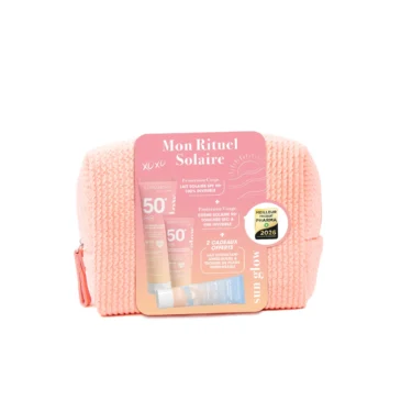 Mon Rituel Solaire - Trousse + Lait Solaire + Crème visage + Lait hydratant